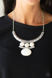 Commander In CHIEFETTE - White - Paparazzi Accessories