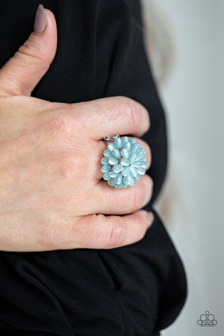 Bloomin Bloomer - Blue - Paparazzi Accessories