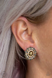 Flowering Dazzle - Brass - Paparazzi Accessories