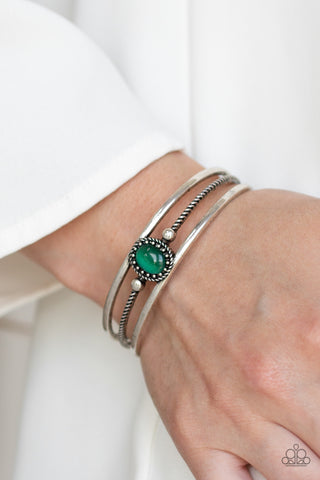 Top Of The Pop Charts - Green- Paparazzi Accessories