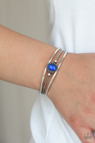 Top Of The Pop Charts - Blue- Paparazzi Accessories