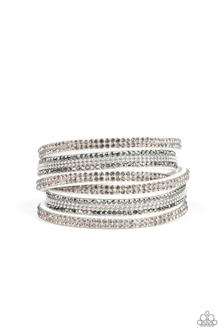 Royal Razzle - White - Paparazzi Accessories