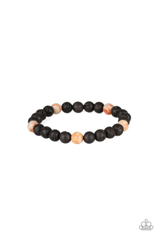 Enlivened - Orange - Paparazzi Accessories