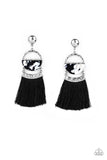 Tassel Trot - Black - Paparazzi Accessories