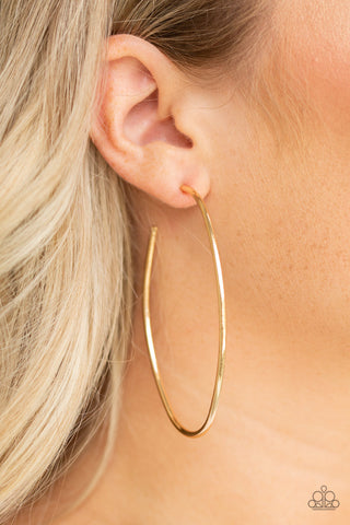 Whoop de Hoop - Gold - Paparazzi Accessories