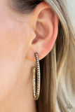 Globetrotting Glitter - Brass - Paparazzi Accessories