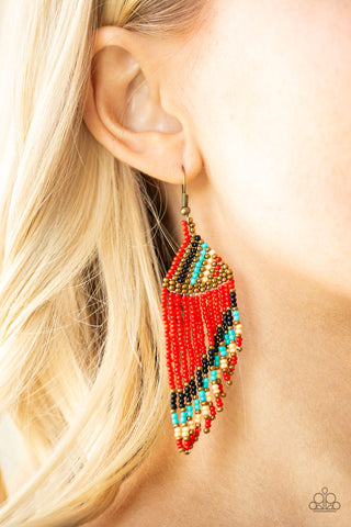 Bodaciously Bohemian - Red - Paparazzi Accessories