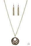 Breaking Pattern - Brass - Paparazzi Accessories