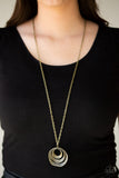 Breaking Pattern - Brass - Paparazzi Accessories