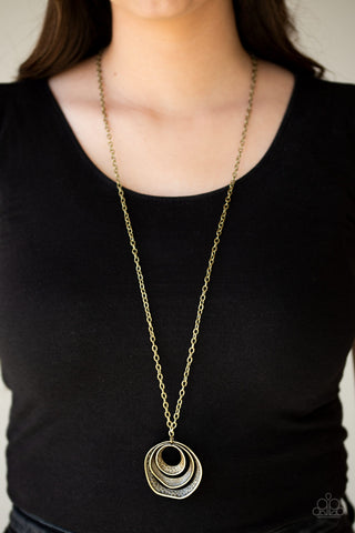 Breaking Pattern - Brass - Paparazzi Accessories