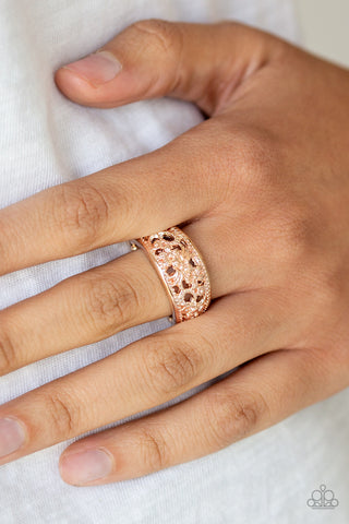 Breezy Blossoms - Rose Gold - Paparazzi Accessories