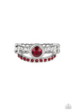 GLOW Me Away - Red - Paparazzi Accessories