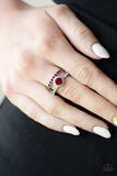 GLOW Me Away - Red - Paparazzi Accessories