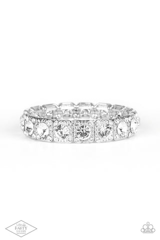Blinged Out - White - Paparazzi Accessories