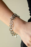 Noise Control - Silver - Paparazzi Accessories