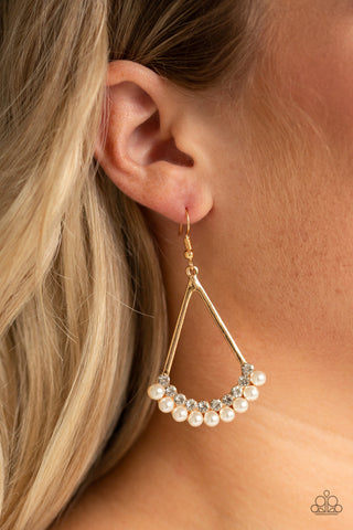 Top to Bottom - Gold - Paparazzi Accessories