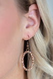 Bend OVAL Backwards - Copper - Paparazzi Accessories