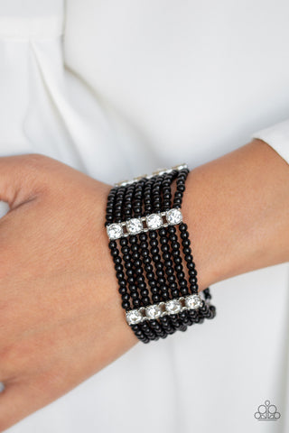 Get In Line - Black - Paparazzi Accessories