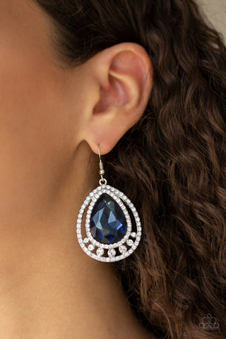 All Rise For Her Majesty - Blue - Paparazzi Accessories