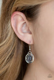 Metro Medallion - Black - Paparazzi Accessories