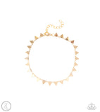 Sand Shark - Gold Anklet - Paparazzi Accessories