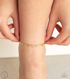 Sand Shark - Gold Anklet - Paparazzi Accessories