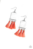 Tassel Retreat - Orange - Paparazzi Accessories