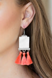 Tassel Retreat - Orange - Paparazzi Accessories