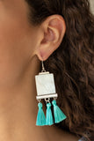 Tassel Retreat - Blue - Paparazzi Accessories