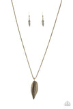 Feather Forager - Brass - Paparazzi Accessories