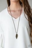 Feather Forager - Brass - Paparazzi Accessories