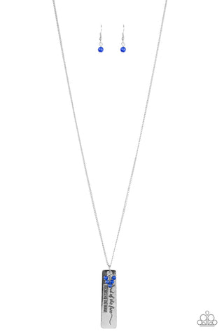 Because Of The Brave - Blue - Paparazzi Accessories