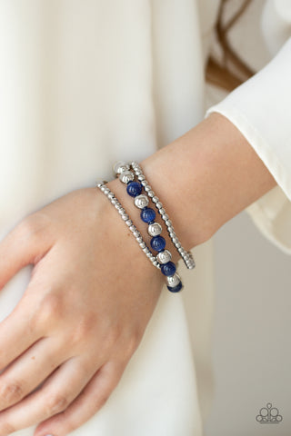 Go With The GLOW - Blue - Paparazzi Accessories