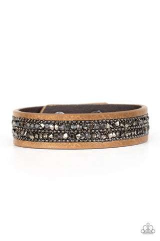Crunch Time - Brown - Paparazzi Accessories