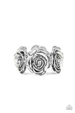 Floral Flamboyancy - White - Paparazzi Accessories
