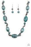 Gatherer Glamour - Blue - Paparazzi Accessories