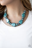 Prehistoric Fashionista / Stone Age Envy Set - Blue - Paparazzi Accessories