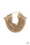 Metallic Horizon - Gold - Paparazzi Accessories