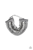 Metallic Horizon - Black - Paparazzi Accessories