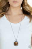 Stone Aura - Brown - Paparazzi Accessories