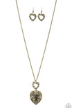 Garden Lovers - Brass - Paparazzi Accessories