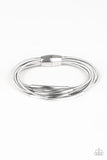 City Stretch - Silver - Paparazzi Accessories