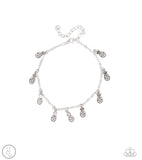 Sand and Sunshine - Silver Anklet - Paparazzi Accessories