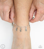 Sand and Sunshine - Silver Anklet - Paparazzi Accessories
