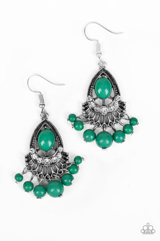Floating On HEIR - Green - Paparazzi Accessories