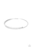 Sleek Sparkle - White - Paparazzi Accessories