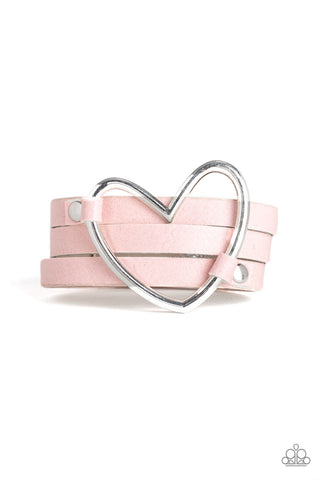 One Love, One Heart - Pink - Paparazzi Accessories