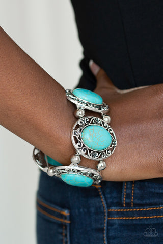 Rodeo Rancho - Blue - Paparazzi Accessories