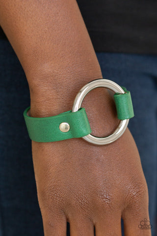 Rustic Rodeo - Green - Paparazzi Accessories