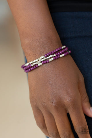 Micro Beading - Purple - Paparazzi Accessories